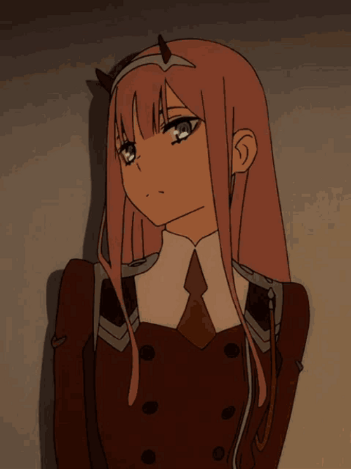 Kawaii Pilot Zero Two GIF