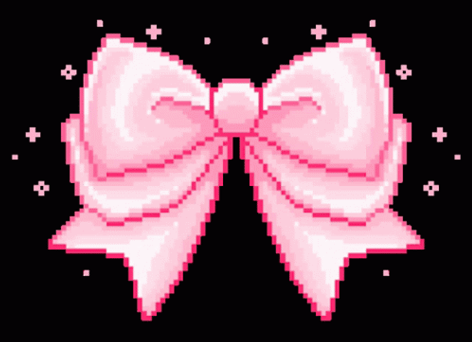 Kawaii Pink Bow GIF