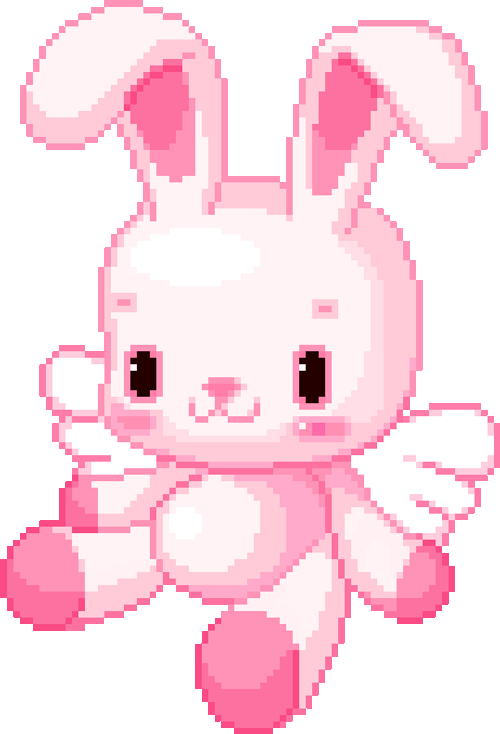 Kawaii Pink Bunny GIF
