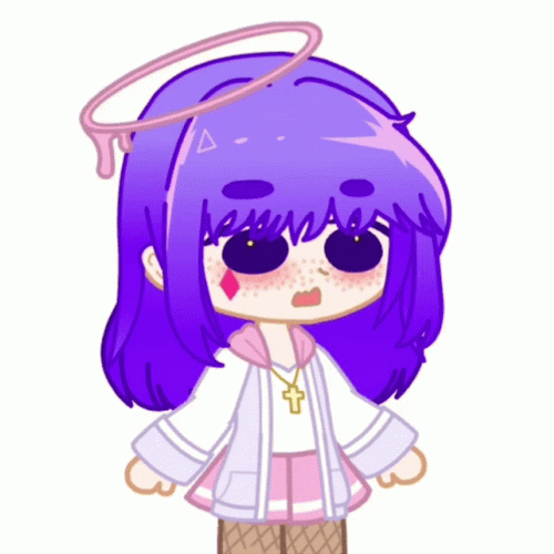 Kawaii Pink Girl Cat GIF