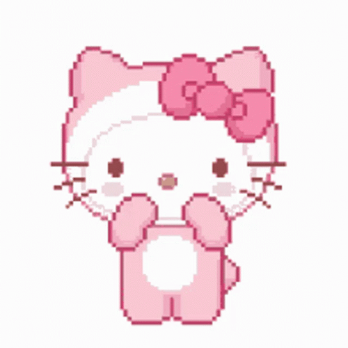 Kawaii Pink Hello Kitty GIF