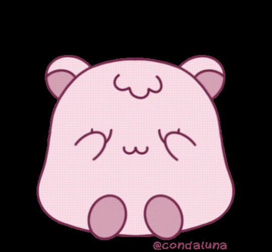 Kawaii Pink Peekaboo GIF