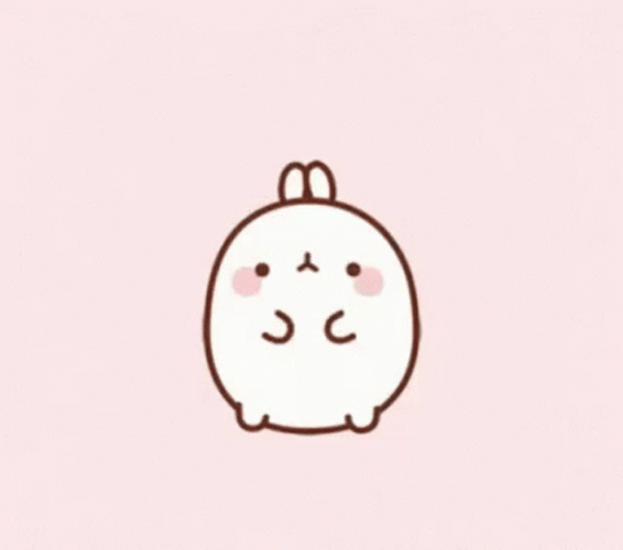 Kawaii Rabbit Jumping GIF