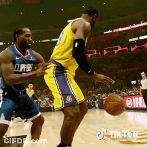 Kawhi And Lebron James Shoot The Ball GIF
