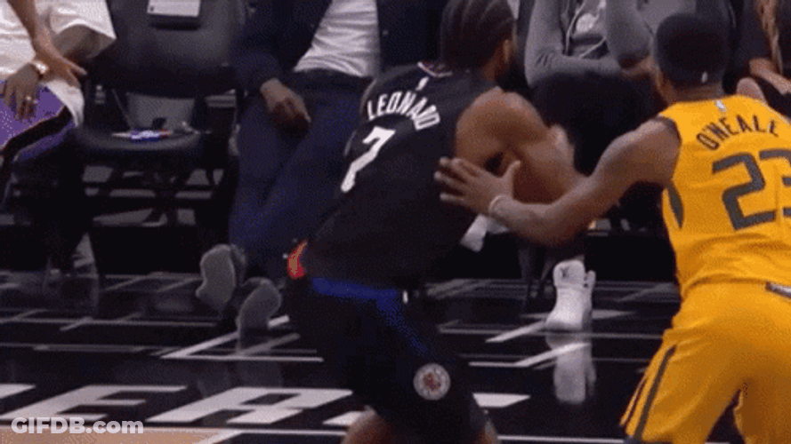 Kawhi Leonard Dunk GIF