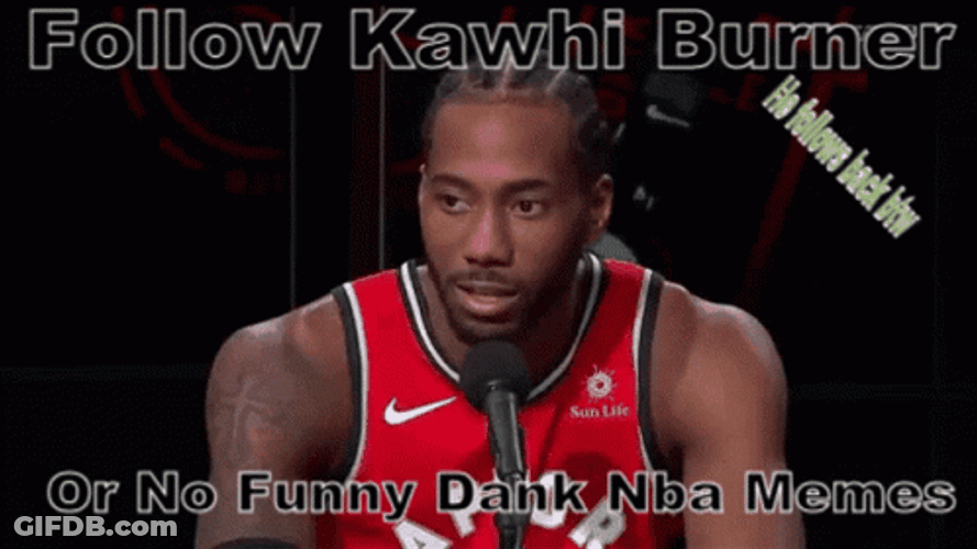 Kawhi Leonard Interview GIF