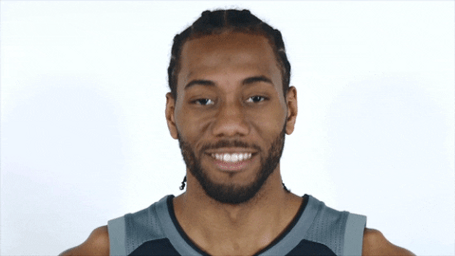 Kawhi Leonard Nod Head GIF