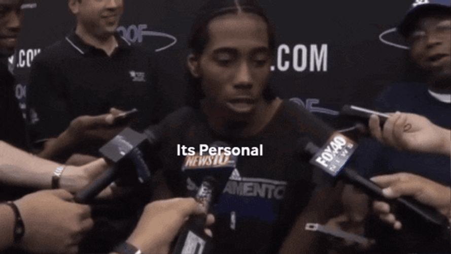 Kawhi Leonard Said It's Personal GIF