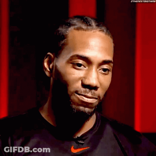 Kawhi Smiling Wide GIF