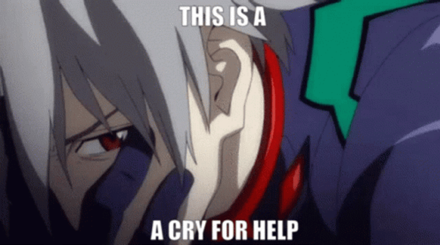 Kaworu Nagisa Cry For Help GIF