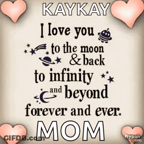 Kaykay I Love You To The Moon GIF