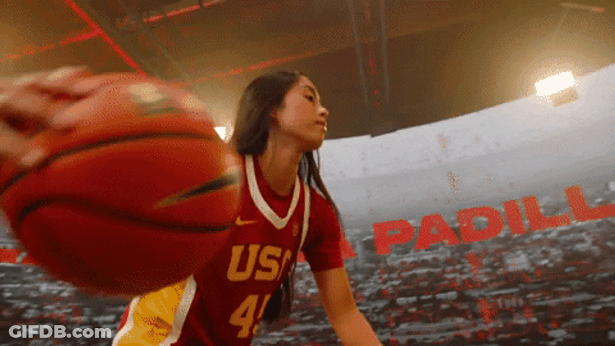 Kayla Padilla Usc Player Dribbling GIF
