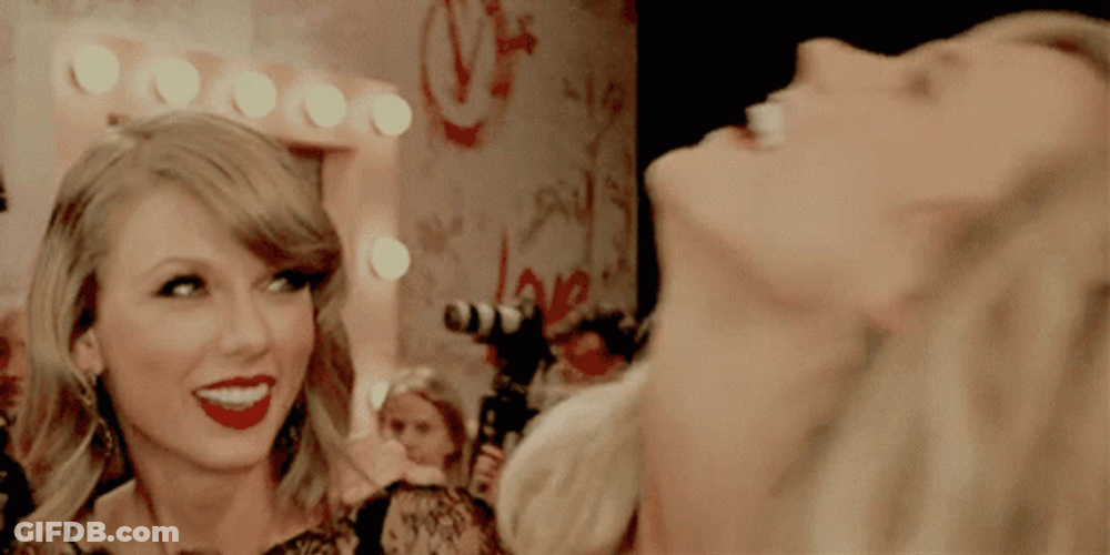 Kaylor Laughing Together GIF