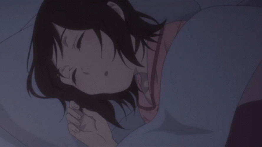 Kayo Hinazuki Anime Sleeping GIF