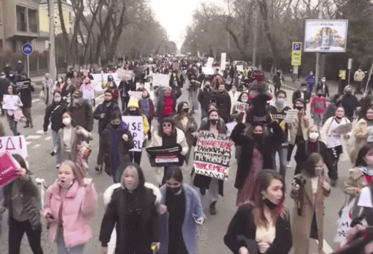 Kazakhstan International Women's Day GIF
