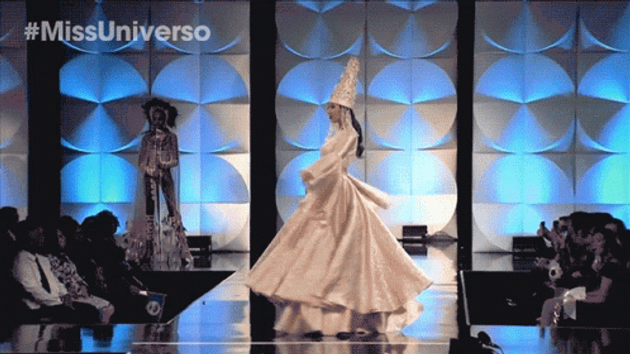 Kazakhstan Miss Universe Gown GIF