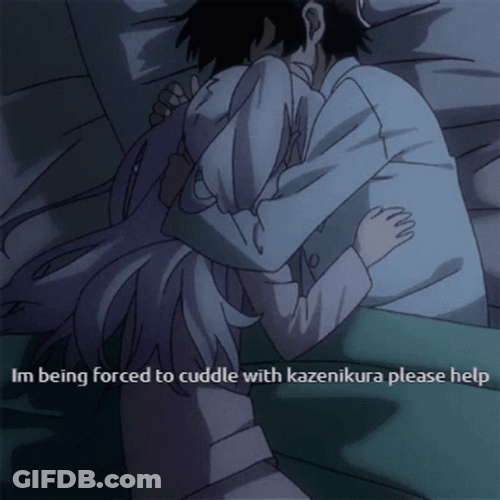 Kazenikura Forced Cuddling GIF