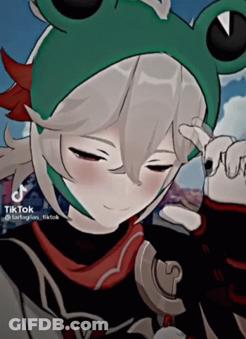 Kazuha Being Cute GIF