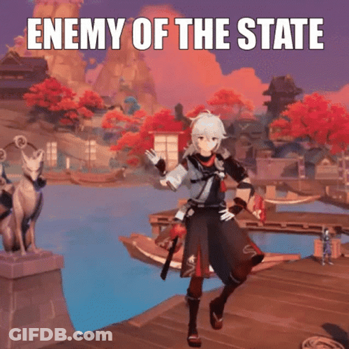 Kazuha Enemy Of The State GIF