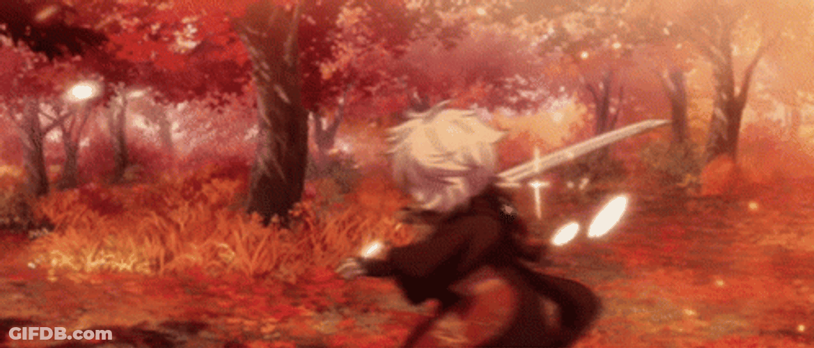 Kazuha Fast Moving With Sword GIF