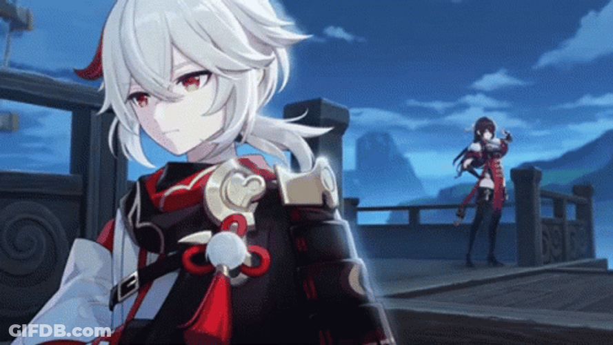 Kazuha Sailing On GIF