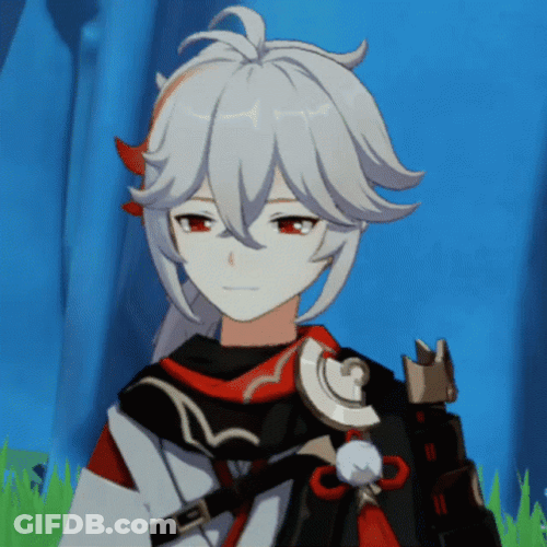 Kazuha Weak Smirk GIF