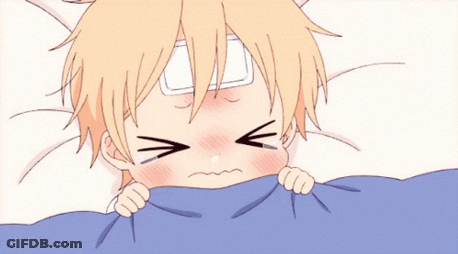 Kazuma Sad Anime Boy Sick GIF