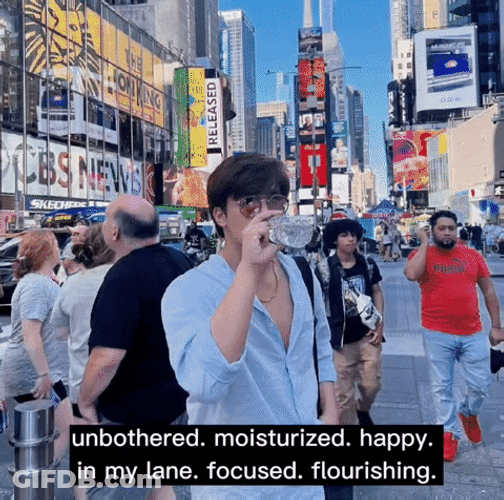 Kd Estrada Unbothered Moisturized Happy GIF