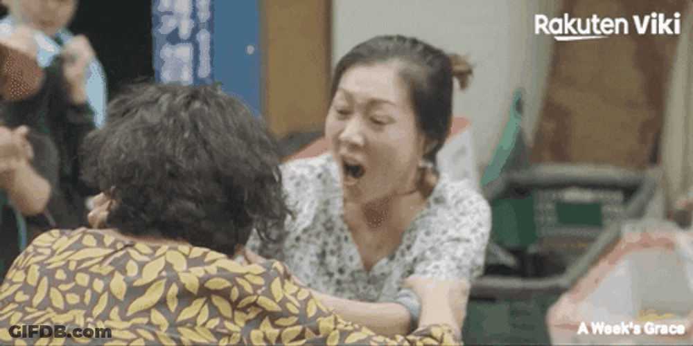 Kdrama Ajumma Fighting On The Street GIF