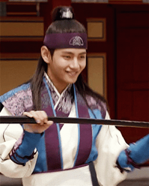 Kdrama Hwarang Taehyung Dancing Sword GIF