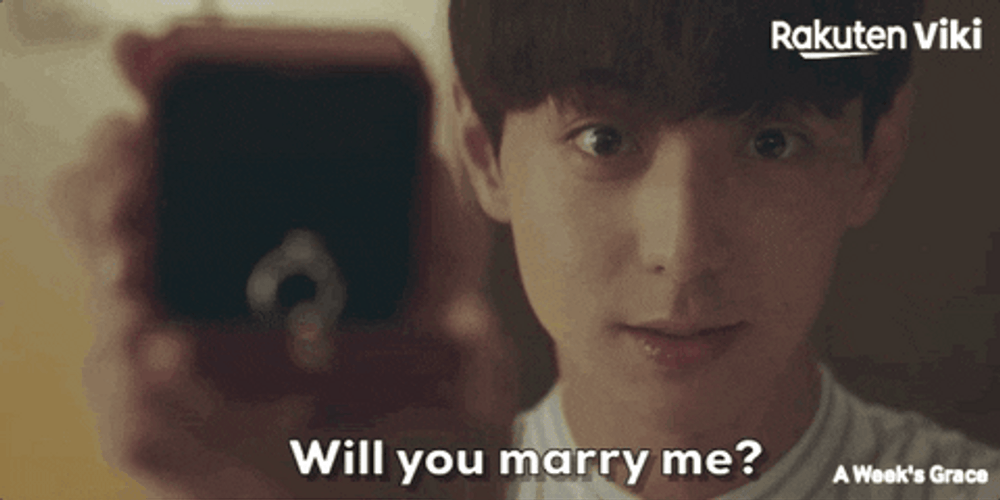 Kdrama Kim Seon Jae Proposing GIF