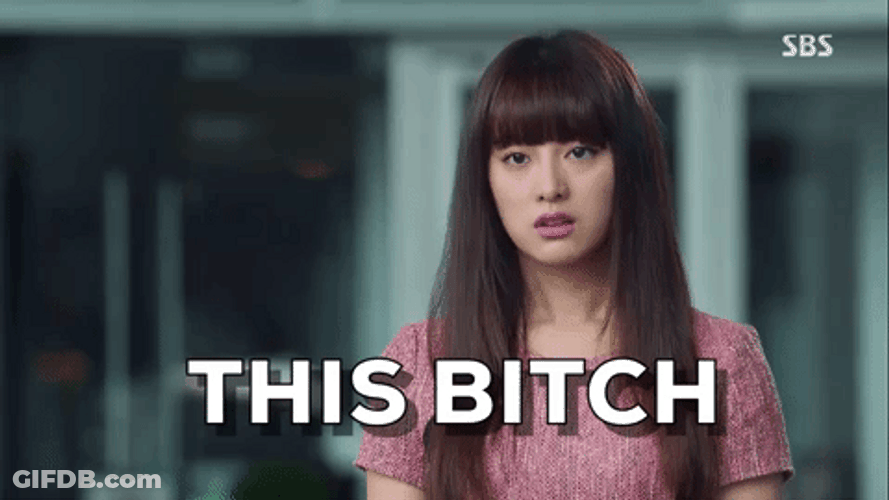 Kdrama The Heirs Rachel Annoyed Reaction GIF