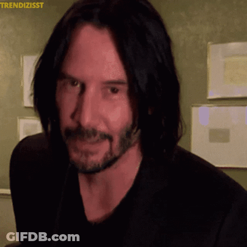 Keanu Reeves Bowing GIF