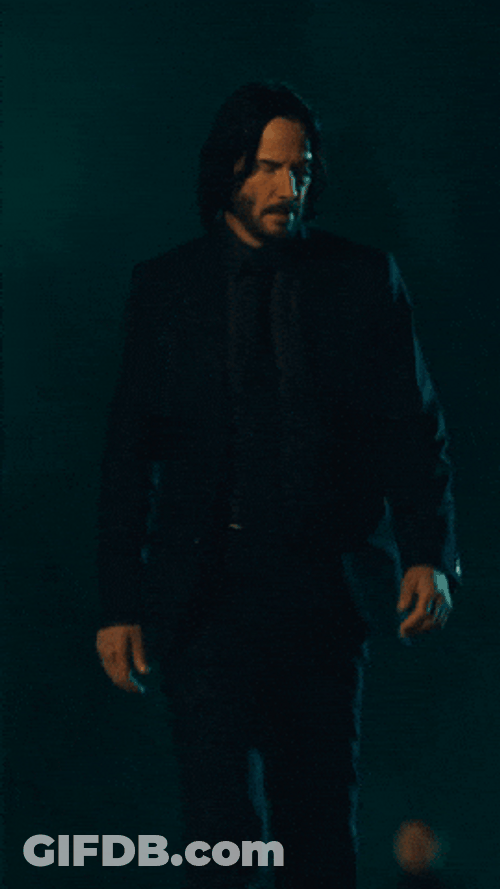 Keanu Reeves Cool Walk GIF