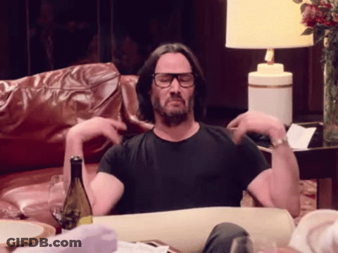 Keanu Reeves Get It On GIF