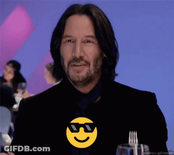 Keanu Reeves Good Laugh GIF