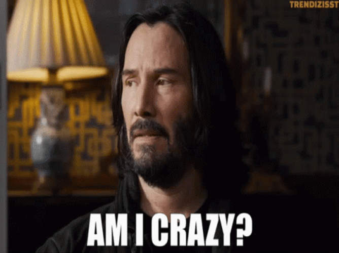 Keanu Reeves Neo I Am Crazy In Matrix GIF