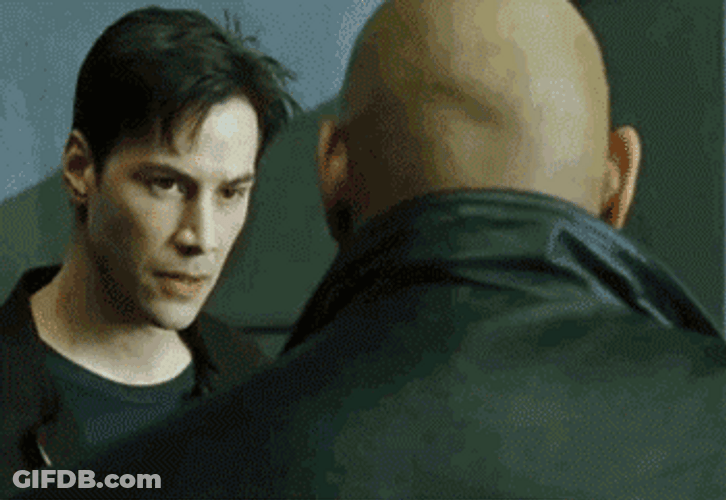 Keanu Reeves Neo Matrix Building Jump GIF