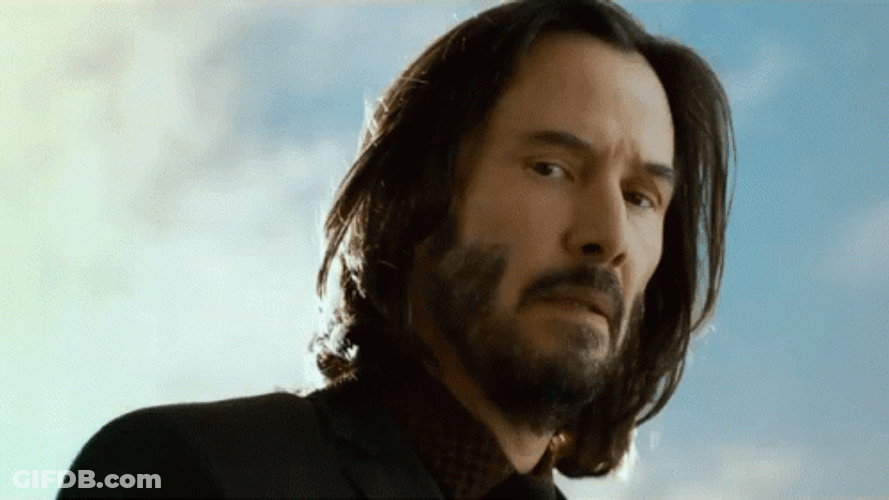 Keanu Reeves Puzzled GIF