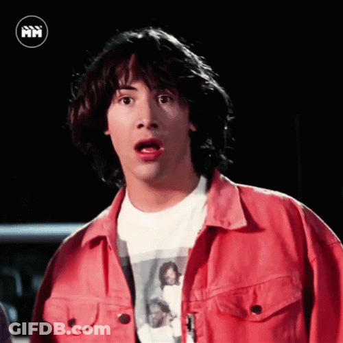Keanu Reeves Woah GIF