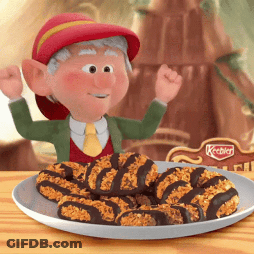 Keebler Elf Cookie Dancing GIF
