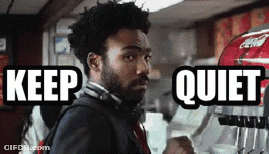 Keep It Quiet Secret Keep It Safe GIF
