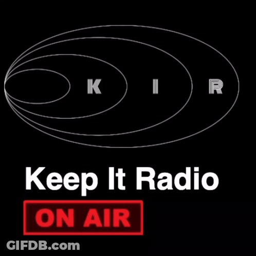 Keep It Radio Logo Red On Air Button GIF