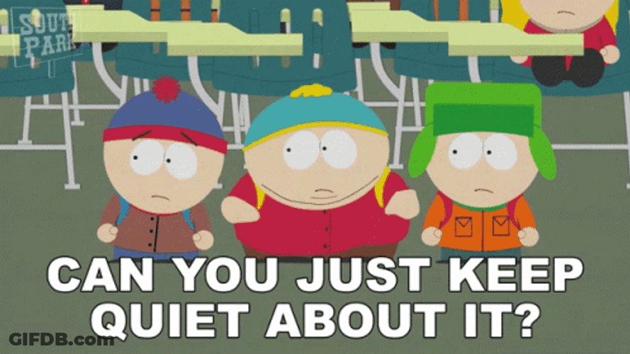 Keep It Secret Keep It Safe Be Quiet GIF
