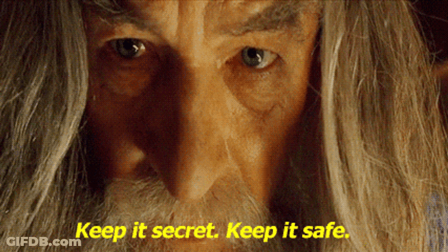 Keep It Secret Keep It Safe GIF