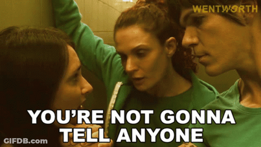 Keep It Secret Keep It Safe No Lie GIF