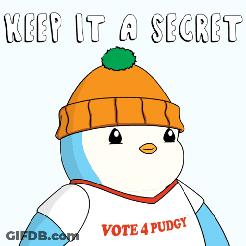 Keep It Secret Keep It Safe Penguin GIF