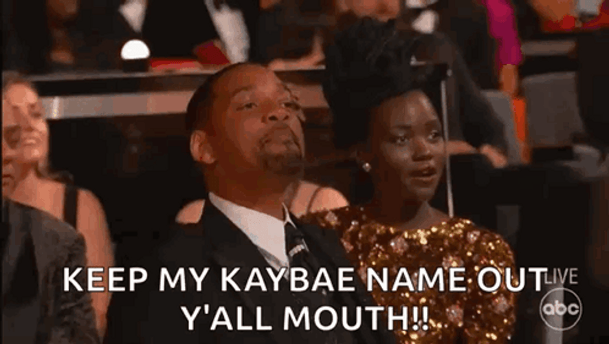 Keep My Kaybae Name Out Will Smith Oscars GIF