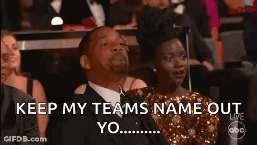 Keep My Teams Name Out Will Smith Oscars GIF