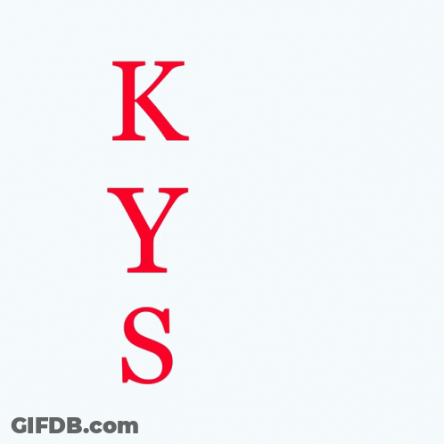 Keep Yourself Safe Sign In Red And Black GIF